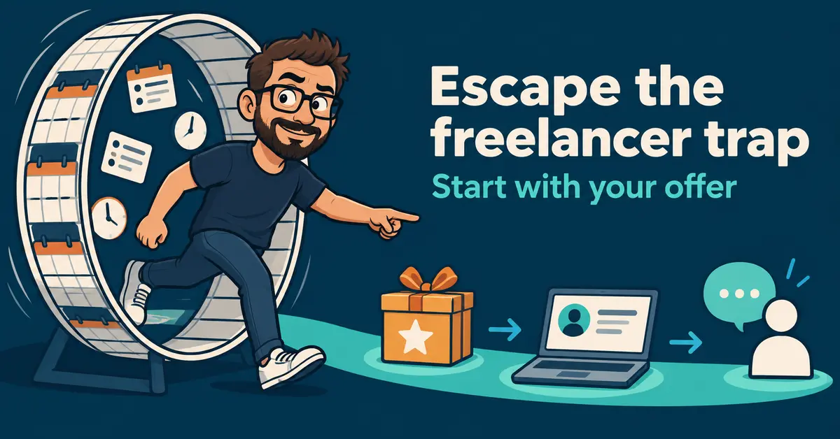 Ready to escape the freelancer trap? Start with your offer and LinkedIn