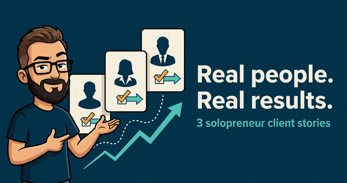 From inconsistent income to paying clients: three solopreneur results