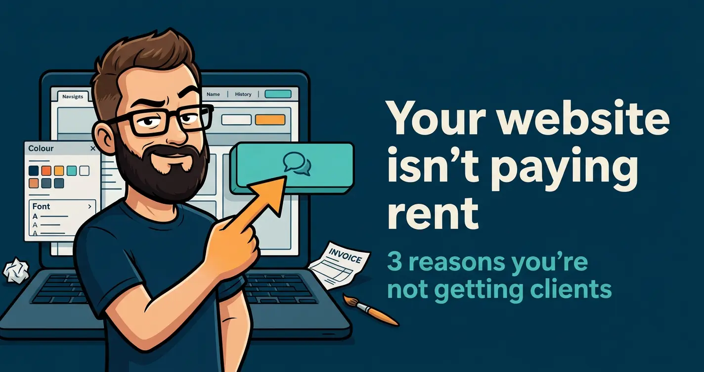 3 reasons your website isn’t getting clients or paying your rent